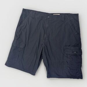Wrangler Men's Relaxed Fit Five Star Premium Cargo Shorts Black Size 42 Casual
